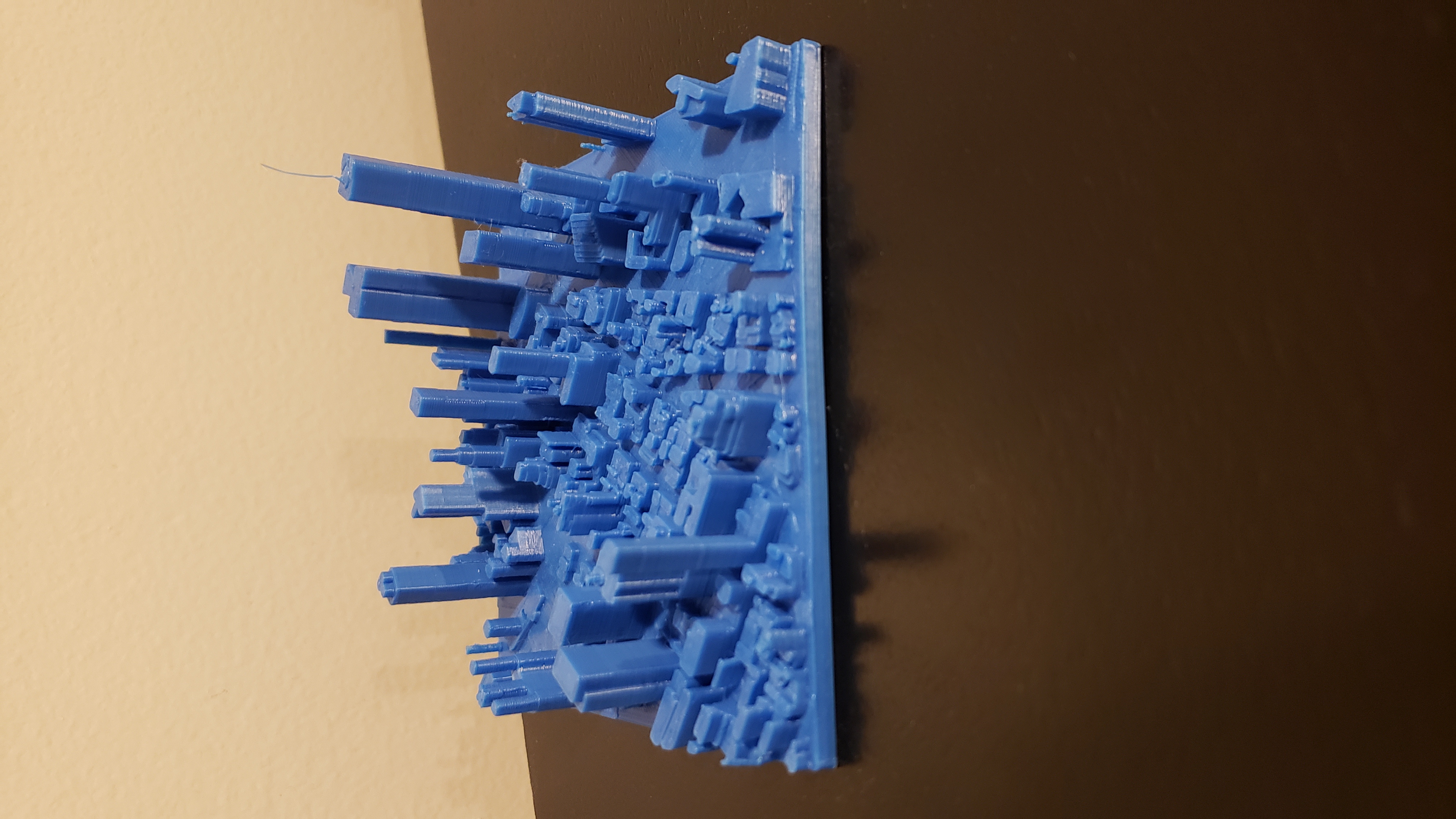 3D print of New York City